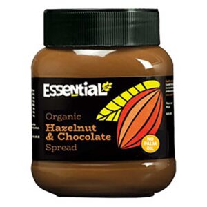 Essential ORGANIC HAZELNUT CHOCOLATE SPREAD – NO PALM OIL – VEGAN