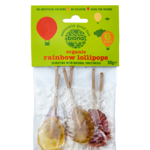 Biona Organic Rainbow Lollipops