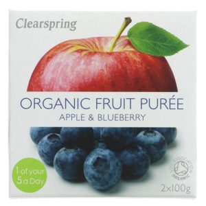 Clearspring Apple & Blueberry Puree