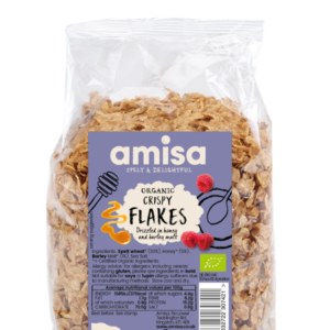 Amisa Organic Crispy Spelt Flakes with Honey