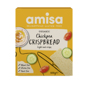 Amisa Organic Gluten Free Chickpea Crispbread