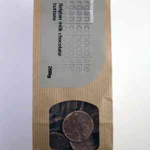 Organic Milk Chocolate Buttons