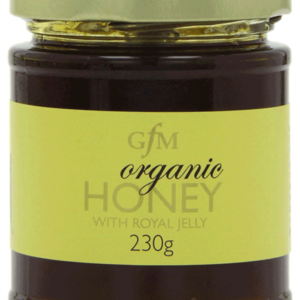 GFM Organic Honey &n Royal Jelly – clear