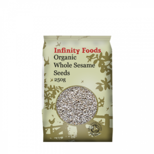 Infinity Organic Sesame Seeds – hulled- white