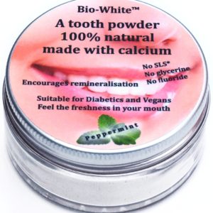 Bio-White Calcium Tooth Powder Peppermint