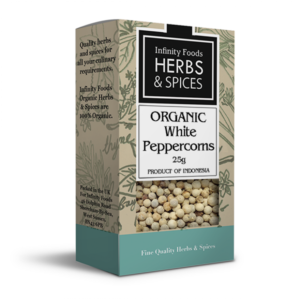 Infinity Organic White Peppercorns