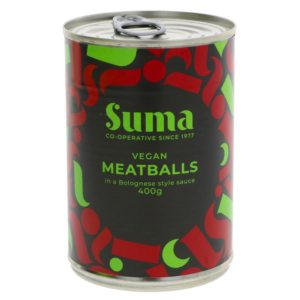 Suma Vegan Meatballs Bolognese