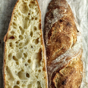 Sourdough Baguette bread