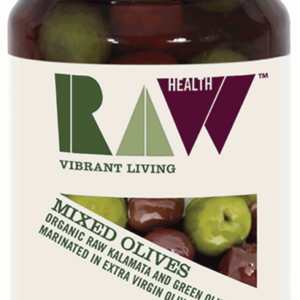 Organic Raw Mix Green & Kalamata Olives