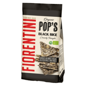 Organic Pop’s Black Rice – Crunchy Triangles