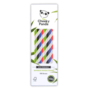 Cheeky Panda Multicoloured Paper Straws