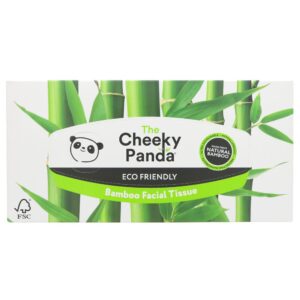 The Cheeky Panda Facial Tissues – Flat Box –