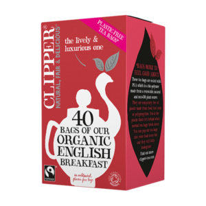 Clipper Organic English Breakfast Fairtrade 40 Tea Bags