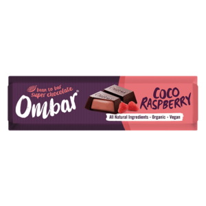 Ombar Organic Coco Raspberry Filled Chocolate bar