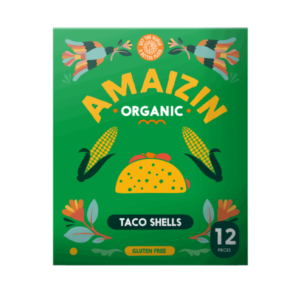 Amaizin Organic Taco Shells (12 corn shells) – gluten-free