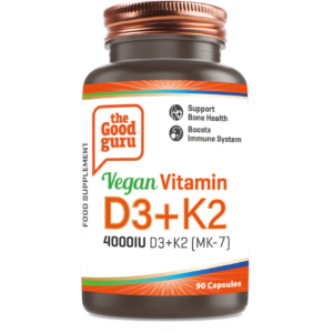 The Good Guru Vegan Vitamin D3+K2