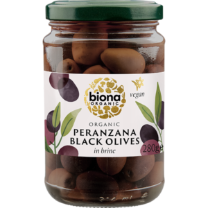 Biona Organic Peranzana Black Olives in brine