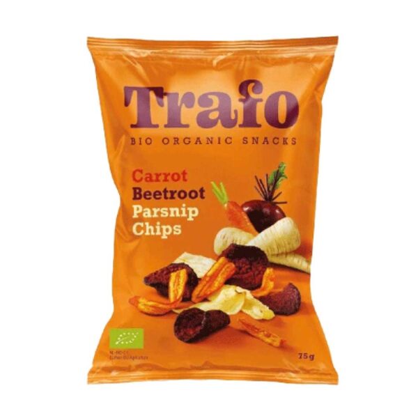 Trafo ORGANIC VEGETABLE CRISPS (CARROT, PARSNIP, BEETROOT)