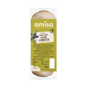 ORGANIC ITALIAN STYLE CIABATTA ROLLS Amisa