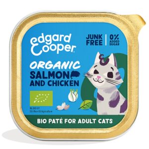 Edgard & Cooper Organic Salmon and Chicken Pate for Adult Cats