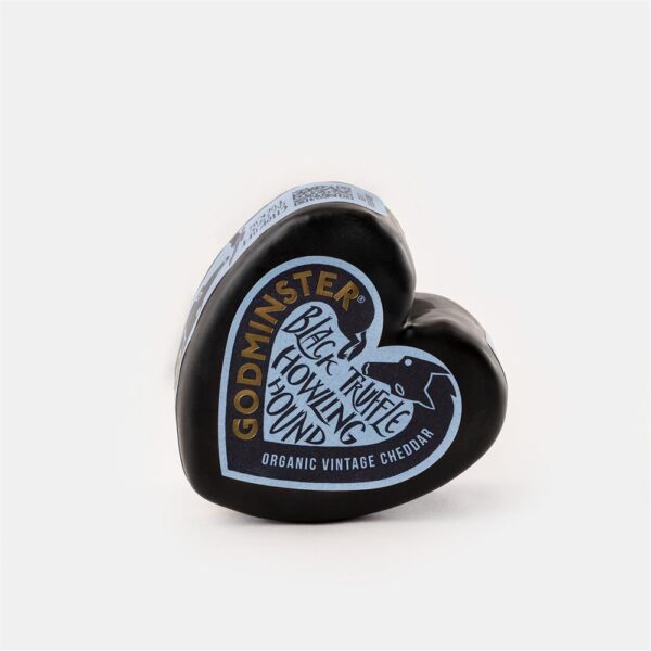 Black Truffle Howling Hound Organic Cheddar - Heart