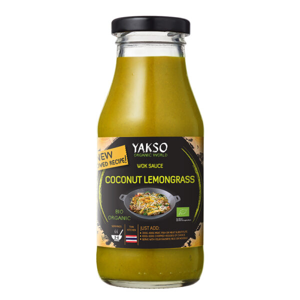 Yakso Organic Wok Sauce Coconut & Lemongrass