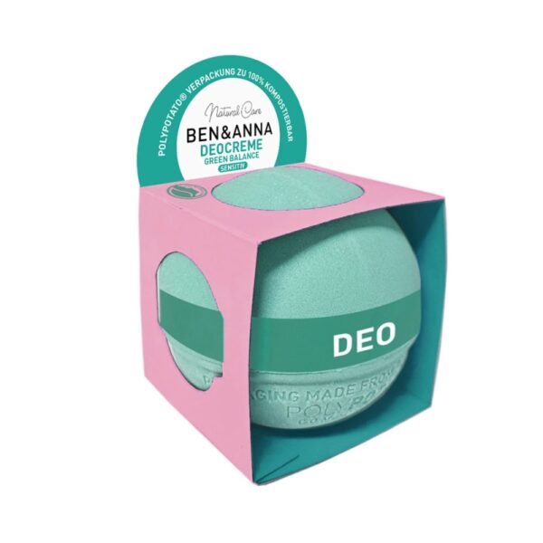 Ben & Anna Organic Deocreme – Green Balance – Poly Potato Sphere