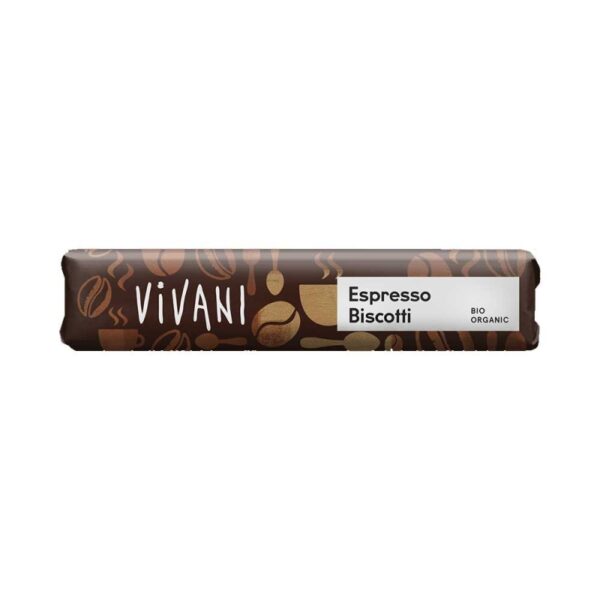 Vivani ORGANIC ESPRESSO BISCOTTI CHOCOLATE