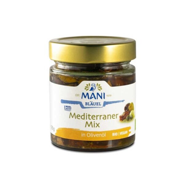 Mani ORGANIC MEDITERRANEAN MIX IN E.V. OLIVE OIL