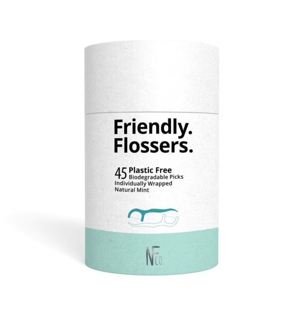 NFco Biodegradable Friendly Floss Picks