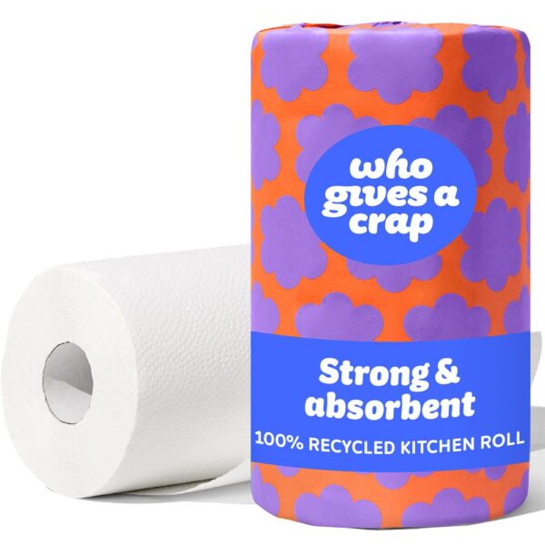 Who Gives a Crap 100% Recycled Kitchen Roll - 120 Sheets