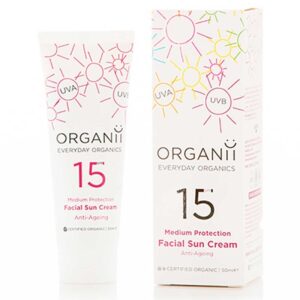 Organii ORGANIC SPF15 ANTI AGEING FACIAL SUN CREAM
