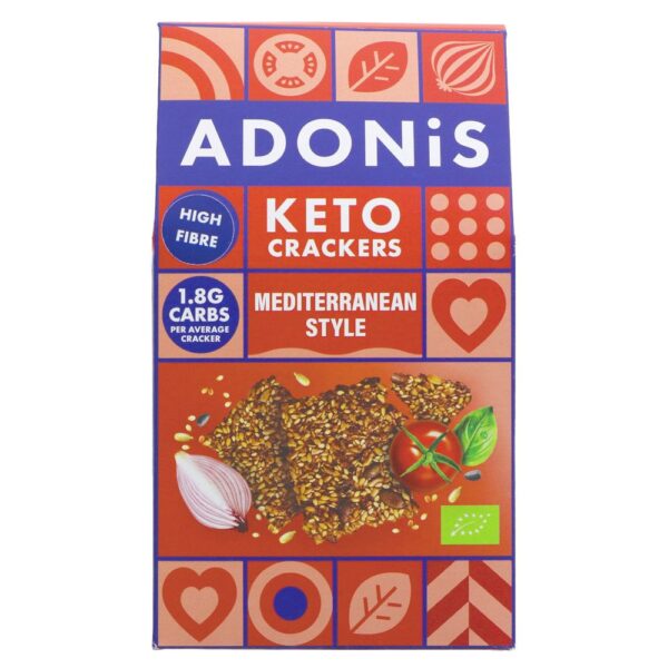 Adonis Mediterranean Style Keto Crackers