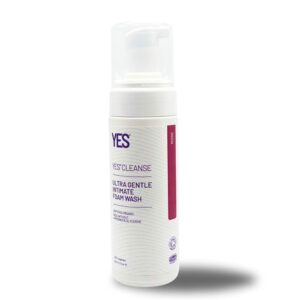 YES Organic ultra-gentle intimate foam wash with Rosa Damascena