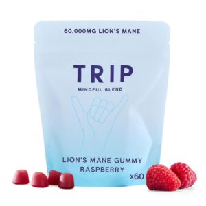 TRIP Raspberry Lions Mane Gummies
