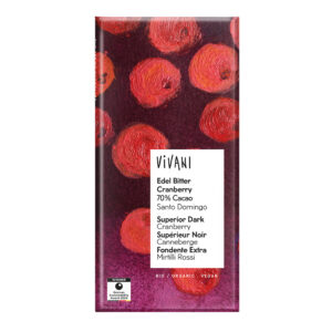 Vivani Dark Cranberry Chocolate 70%