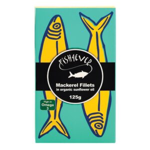 Fish 4 Ever Mackerel Fillet in Organic Sunflower Oil 125g