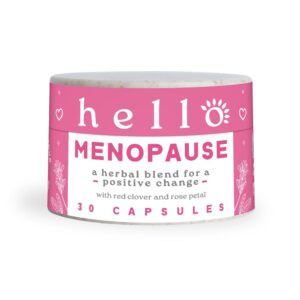 Hello Menopause menopause support 400mg 30 caps