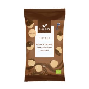 Foodin Organic Raw Chocolate Coated Hazelnuts