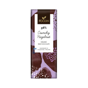 Foodin Organic Raw Chocolate Crunch Hazelnut 54%