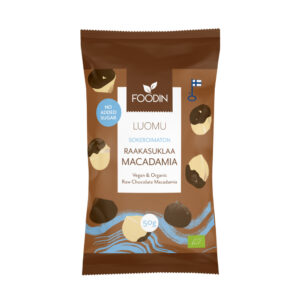 Foodin Organic Raw Chocolate No Added Sugar Macadamia
