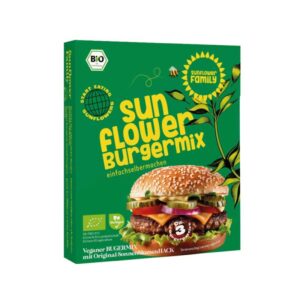 ORGANIC SUNFLOWER BURGER MIX – NEW PACK SIZE SUNFLOWER FAMILY
