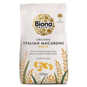 Biona White Macaroni Pasta Organic Bronze Extruded