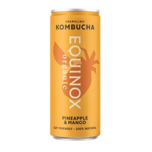 Equinox Organic Kombucha Soft Drink with Pineapple & Mango