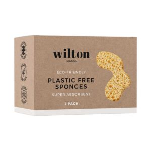 Wilton London Eco Plastic Free Sponge – Twin Pack