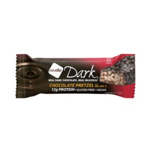 NuGo Vegan Dark Chocolate Pretzel High Protein Snack Bar