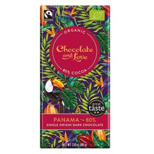 Chocolate & Love ORGANIC PANAMA – DARK CHOC 80% SINGLE ORIGIN