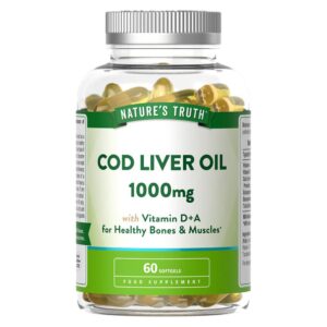 Cod Liver Oil 1000mg w/ Vitamin D+A