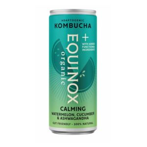 Equinox ORGANIC WATERMELON, CUCUMBER & ASHWAGHANDA – CALMING KOMBUCHA