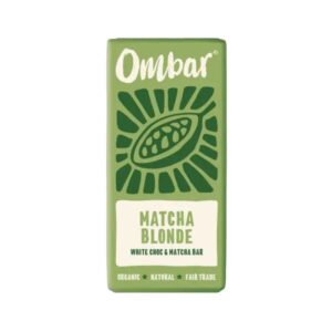 OMBAR ORGANIC MATCHA BLONDE CARAMELISED WHITE BAR